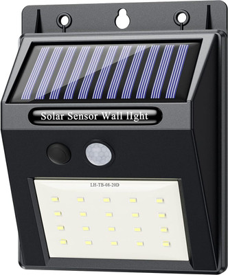 ZESTRUM 20 Led Solar Sensor Light Wireless Waterproof Spotlight for Outdoor/Garden Wall Solar Light Set(Wall Mounted Pack of 1)
