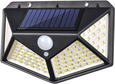 DRISHYAM ENTERPRISE 100 Led Solar Lights Solar Light Set(Wall Mounted Pack of 1)