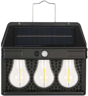 futurkart Solar Wall Light with Motion Sensor, 3 Bulbs, Waterproof LED Wall Lamp Solar Light Set(Wall Mounted Pack of 1)
