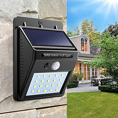 sitsra Wall-Mounted Solar LED Security Light with Motion Sensor Solar Light Set(Wall Mounted Pack of 1)