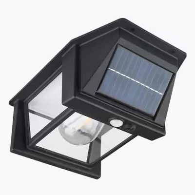 BSVR Solar Wall Lamp 3 Modes Motion Sensor Light Indoor/Outdoor Waterproof_33 Solar Light Set(Wall Mounted Pack of 1)
