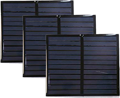 ambert 6Volt 1Watt Mini Solar Panel 70x70MM 75mA For Project Work 3 Pcs Solar Panel(Pack of 3)
