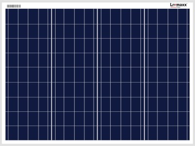 LIVMAXX 55W POLY Solar Panel(Pack of 1)