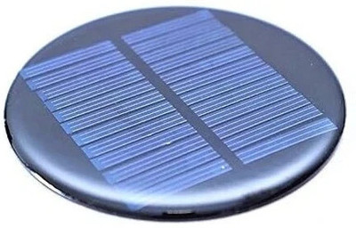 AVISRI 1 PCS 80MM Round Mini Solar 6V-100mAh Round Shape Solar Panel Solar Panel(Pack of 1)