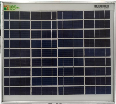 SOLAR UNIVERSE INDIA 12V10W Solar for LED Lighting and DC Fans, and to charge Battery and Mobile Solar Panel(Pack of 1)