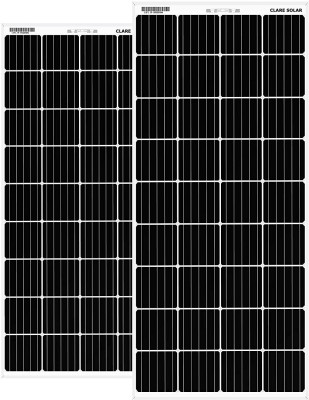 Clare Solar 200W Mono PERC BIS Certified Pack of 2 Solar Panel(Pack of 2)