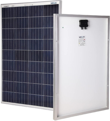 Servotech 110 Watt Polycrystalline Solar Panel Cells- 36|MC4 Connector|Battery Charging| Solar Panel(Pack of 1)