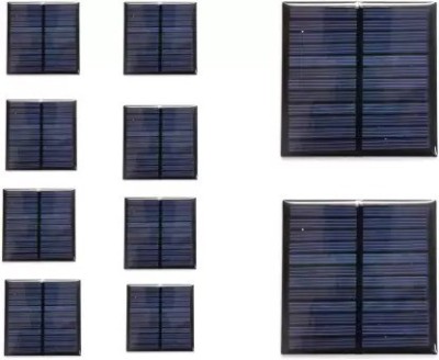 Easy Electronics 10 psc solar panel in square shape/mini solar panel Solar Panel Solar Panel(Pack of 10)