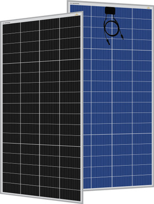 luno 340 Watt 12 Volt MONOCRYSTALLINE PERC Solar Panel (Pack of 2) Solar Panel(Pack of 2)