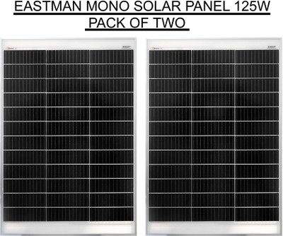 EASTMAN Mono Perk 125 Watt Solar Panel(Pack of 2)