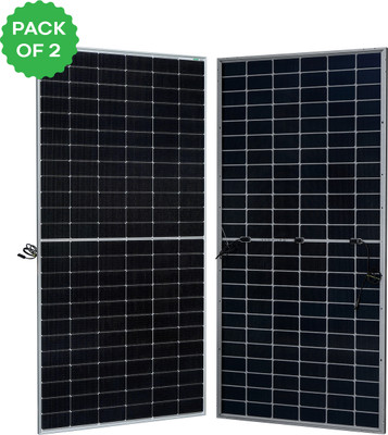 WAAREE II 525Watt II Halfcut Mono Perc Bifacial Solar Panel(Pack of 2)