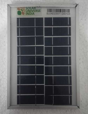 SOLAR UNIVERSE INDIA 3-Watt Solar Panel Solar Panel(Pack of 1)