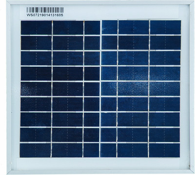 Solliegiance Polycrystalline 9.8v 520mA - 5 watt Solar Panel(Pack of 1)