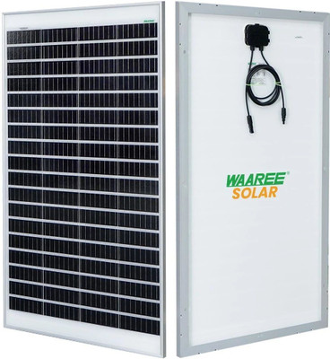 WAAREE Solar Panel 100 Watt 12 Volt Mono PERC ( Pack of 1 ) Solar Panel(Pack of 1)