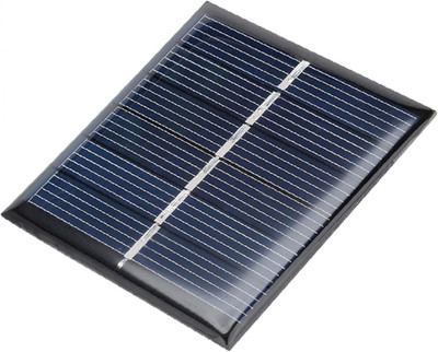 Gadariya King 1 pcs mini solar panels Square shape polycrystalline 70mm x 70mm 6V 100mAh Solar Panel(Pack of 1)