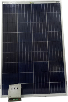 Solar Universe Combo Set of 100W (Poly) & 12V-10amps Smart Charge Controller Solar Panel(Pack of 1)