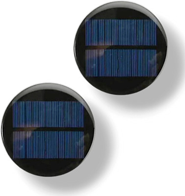 AVISRI 2 PCS 80MM Round Mini Solar 6V-100mAh Round Shape Solar Panel Solar Panel(Pack of 1)