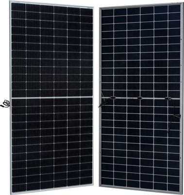 WAAREE 550 Watt Each Halfcut Mono Perc Bifacial Solar Panel(Pack of 4)