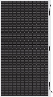 WAAREE 500 Watt Pack of 1 MonoPerc Flexible Light Weight Solar Panel(Pack of 1)