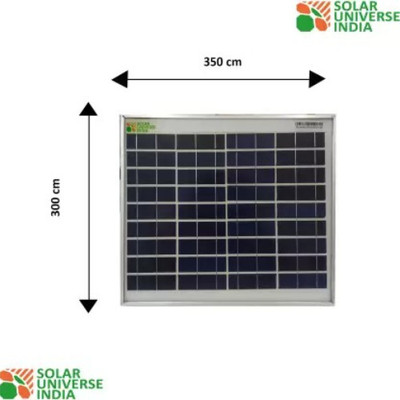 SOLAR UNIVERSE INDIA Solar Panel 10W 12V Solar Panel(Pack of 1)