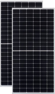 SOLAR UNIVERSE INDIA Hermes 545W Half Cut MonoCrystalline Solar Panel 144 Cells - Set of Two Pieces Solar Panel(Pack of 2)