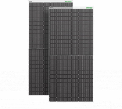 WAAREE 550Watt 144 Cells Mono Perc Bifacial Solar Panel(Pack of 2)