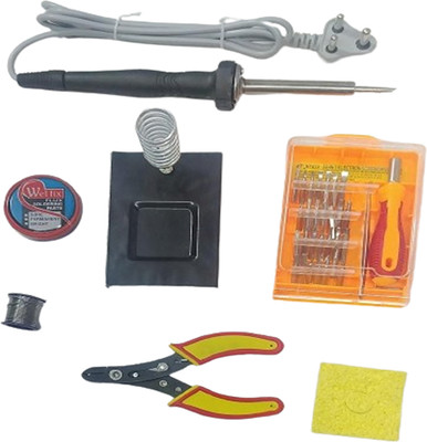 VMTRONIX 60 WATT KIT PACKOF7 WITH JACKLY SCREWDRIVER SET 32 IN ONE 60 W Simple(Round Tip)