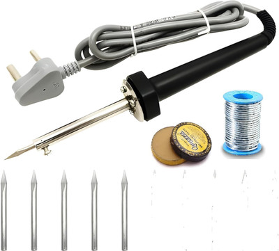 VMTRONIX 30WIRON5BITSSOLDERWIREPASTE 30 W Simple(Conical Tip)