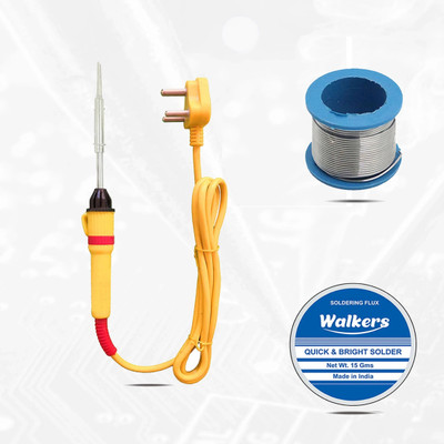 Walkers 4 inch With 10mm Drill machine With 5pcs Drill Bits 25 W Simple(Flat Tip)