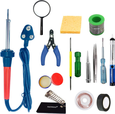 FADMAN Pack of 14 Type 14 Basic Soldering Iron Kit 60 W Simple(Flat Tip)
