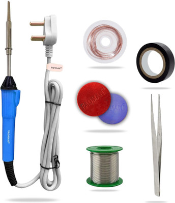 FADMAN FDSLGIRNCMLSPR 6in1 Economy Soldering Iron Combo Pack 25W Complete Tools Kit 25 W Simple(Flat Tip)