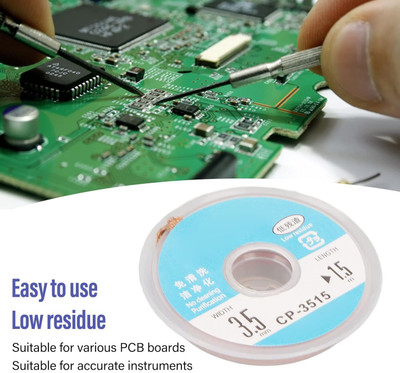 uptodatetools 1Pcs Solder Wick width 3.5mm Length 1.5 (CP-3515)Welding Solder Remover Welding 0 W Simple(Conical Tip)