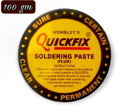 DIC Quickfix Solder Paste Flux 100gm brown rosin-rich paste 0 W Simple(Round Tip)