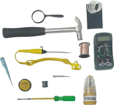 vtronix SOL 25 WATT KIT PACKOF12(WITH 830L MULTIMETER AND HAMMER) 25 W Simple(Round Tip)