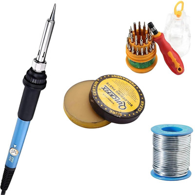VMTRONIX SOLDERINGIRONTEMPCONTROLLEDSCREWDRIVERSET 60 W Simple(Pointed Tip)
