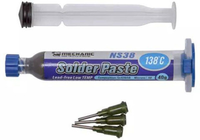 BABATOOLS ns38 138° 40gm solder paste 1 W Simple(Round Tip)
