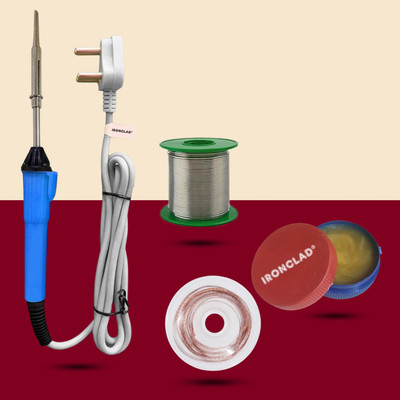 Ironclad Pro 4-in-1 Mobile Soldering Master Kit 25 W Simple(Flat Tip)