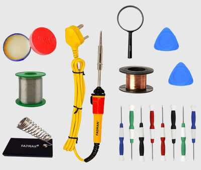 FADMAN SOLDERING KIT WITH MOBILE OPENER TY-3 PACK OF 8 25 W Simple(Flat Tip)