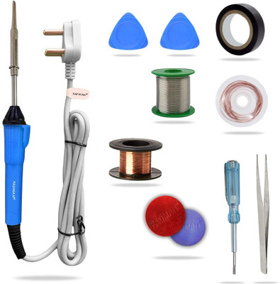 FADMAN FDSLGIRN9IN1 9in1 Soldering Iron Kit Pencil Type Corded Hobby 25 W Simple(Flat Tip)