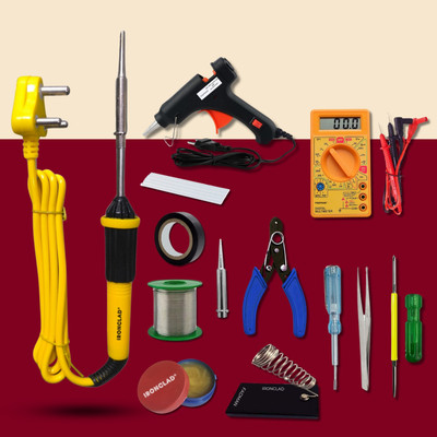 Ironclad Pro 13-in-1 Mobile Soldering Master Kit 25 W Simple(Flat Tip)