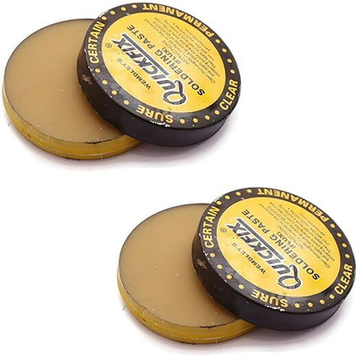 VMTRONIX High-Quality Rosin-Rich Quickfix Soldering Flux Paste for PCB & BGA Repairing | 0 W Simple(Round Tip)