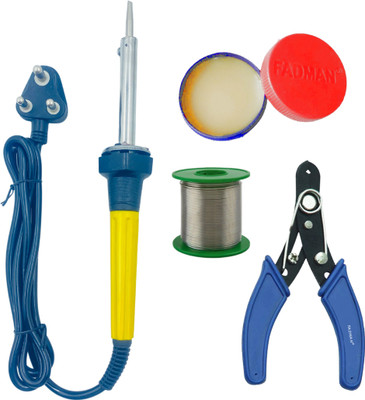 FADMAN 4in1 Mobile Soldering Iron Equipment Tool Machine Combo Kit 60 W Simple(Flat Tip)