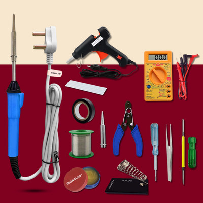 Ironclad Pro 13-in-1 Mobile Soldering Master Kit 25 W Simple(Flat Tip)