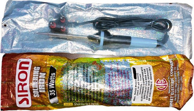 SLS INDIA - SIRON SOLDERING IRON 35-WATT (PACK OF 1-UNIT) 220 W Temperature Controlled(Round Tip)