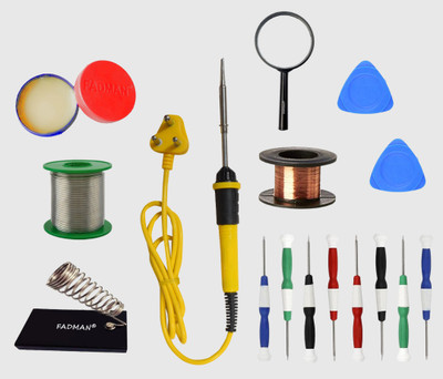 FADMAN SOLDERING KIT WITH MOBILE OPENER TY-1 PACK OF 8 25 W Simple(Flat Tip)
