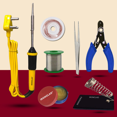 Ironclad Pro 7-in-1 Mobile Soldering Master Kit 25 W Simple(Flat Tip)