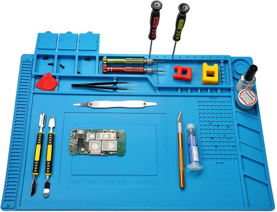 Maxxlite Silicone Heat Resistant 500°C Repair Magnetic Large Soldering Mat 25 W Temperature Controlled(Round Tip)