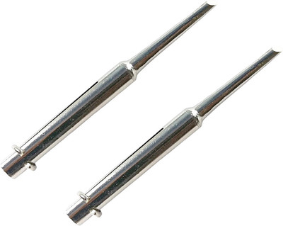 Ovicart 25 watt Nickel Plated Round Soldering Iron Bit 2 Pcs 25 W Simple(Round Tip)