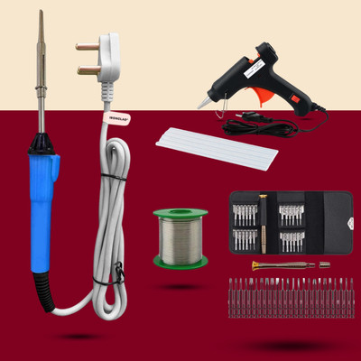 Ironclad Pro 5-in-1 Soldering Master Kit 25 W Simple(Flat Tip)