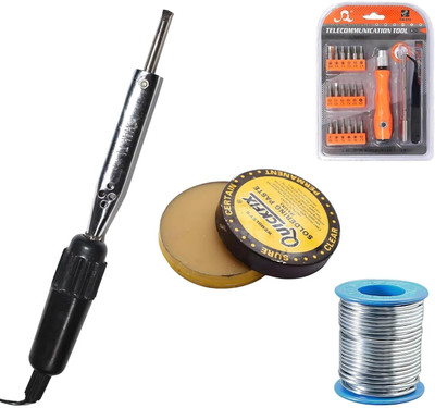 VMTRONIX SOLDERINGIRON10W WITH 21 IN ONE SCREWDRIVER SET 10 W Simple(Pointed Tip)